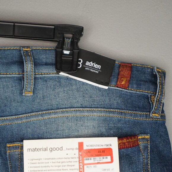 7 For All Mankind Men's Adrien Distressed Slim Tapered Leg Jeans size 38 x 33 - Picture 11 of 15